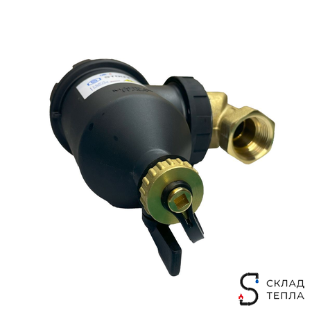 Фильтр -шламоотделитель STOUT - 1" с магнитом и циклонным фильтром. Вид 4.