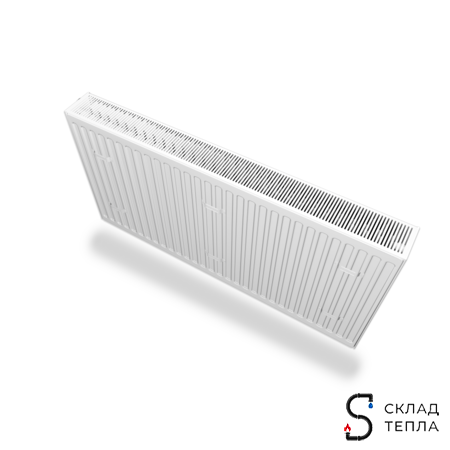 Радиатор панельный ROMMER Compact тип 22 - 200x2000 мм (подкл.боковое). Вид 3.