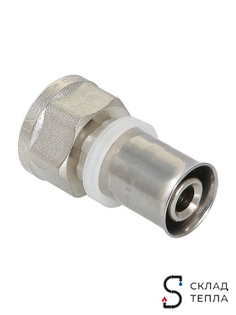 Пресс-муфта с внутренней резьбой TIM - 16 x 1/2" (для металлопластиковых труб) 2шт. Вид 2.