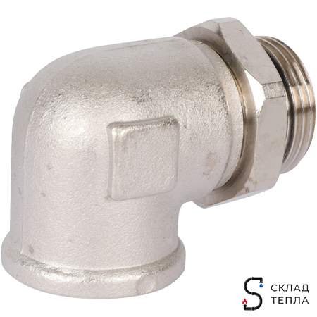 Насосно-смесительный узел STOUT - 1" (с термостатическим клапаном 30-60°C, без насоса). Вид 15.