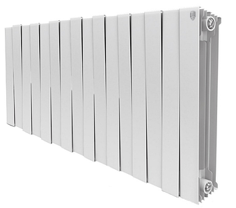 Радиатор биметаллический Royal Thermo PianoForte 500 Bianco Traffico (Белый) - 16 секций