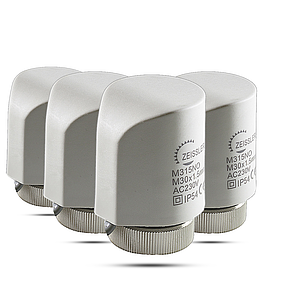 Сервопривод для теплого пола Zeissler M30x1.5 нормально открытый 230v/ 2м M315NO (4 шт)