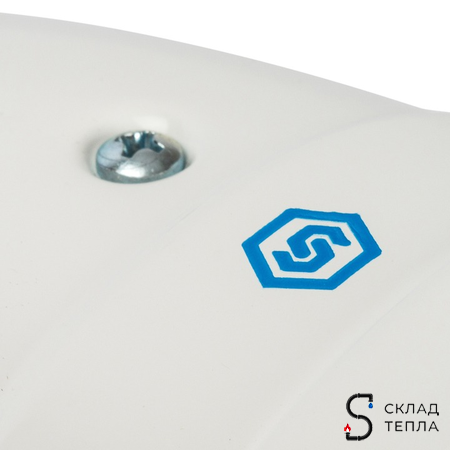 Отвод 90° для коаксиального дымохода STOUT D60/100 мм (для конденсационного котла Vaillant, Ariston). Вид 6.