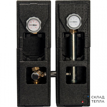 Насосная группа со смесителем Meibes V-MK 1" (с насосом Grundfos UPS 25-60). Вид 3.