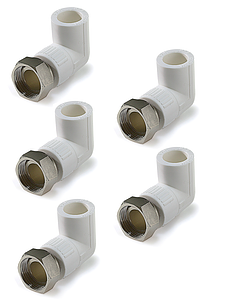 Переход на накидную гайку угловой TIM - 20 x 1/2' (комплект- 5 шт.)