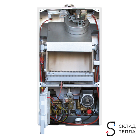 Котел газовый настенный BAXI ECO-4s 1.24F (24 кВт, одноконтурный, камера сгорания закрытая). Вид 2.
