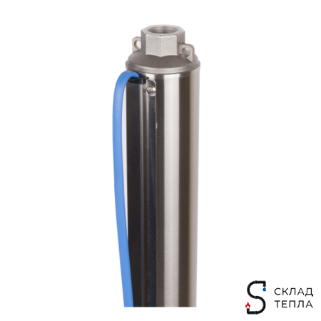 Насос скважинный Aquario ASP 1E-75-75 - 0,92 кВт (однофазный, Hmax 85 м, Qmax 50 л/мин, кабель 50 м). Вид 2.