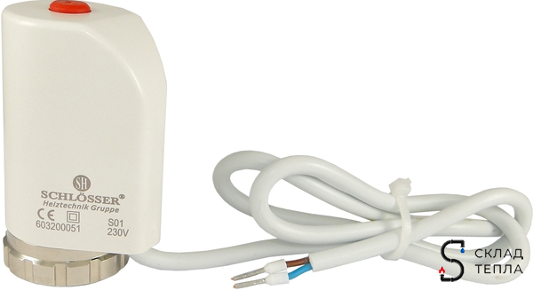 Schlosser сервопривод 24V IP50 (М30х1,5). Вид 1.