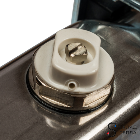 Коллекторная группа STOUT - 1" на 3 контура 3/4" (расходомеры, клапананы, сливные краны). Вид 6.