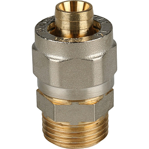 Переход на наружную резьбу STOUT - 20 x 1/2" (винтовой, для металлопластиковых труб, 2шт) Переход на наружную резьбу STOUT - 20 x 1/2' (винтовой, для металлопластиковых труб, 2шт)