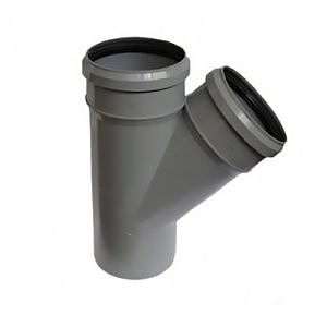 Тройник 45° для внутренней канализации СИНИКОН - 50