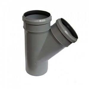 Тройник 45° для внутренней канализации СИНИКОН - 50