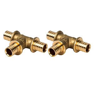 Тройник STOUT - 20 (для труб из сшитого полиэтилена, комплект - 2 шт)