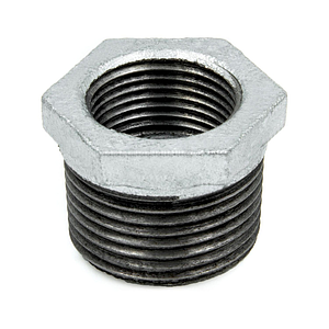 Футорка чугун оц Ду 20х15 (3/4'х1/2') НР/ВР Fittex PLUS (2шт)