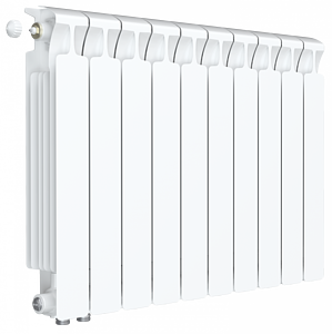 Радиатор биметаллический Rifar Monolit Ventil 500 - 10 секций (подключение нижнее слева)