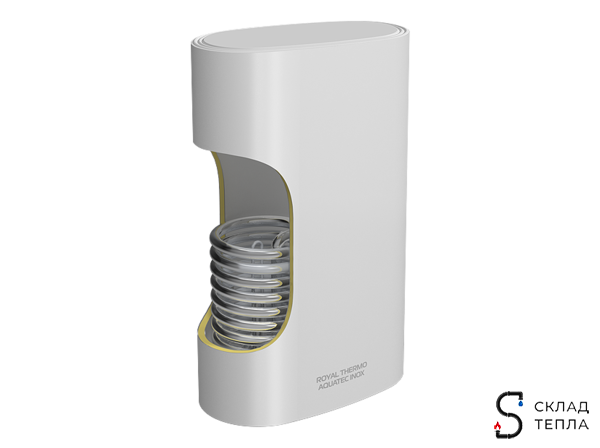 Бойлер косвенного нагрева Royal Thermo AQUATEC INOX-F 80 настенный. Вид 2.