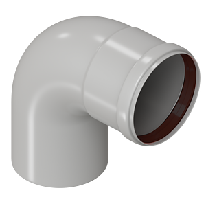 Отвод конденсационный Rommer 90гр. Ø80