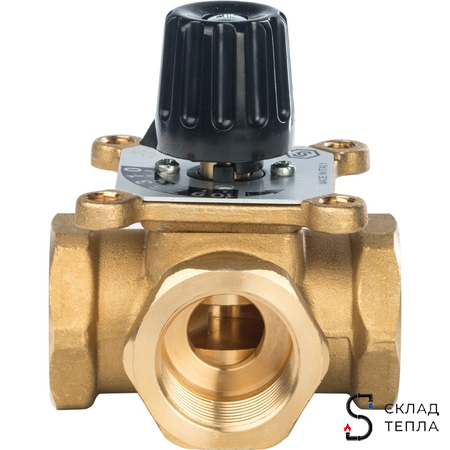 Клапан смесительный трехходовой STOUT - 1". Вид 2.