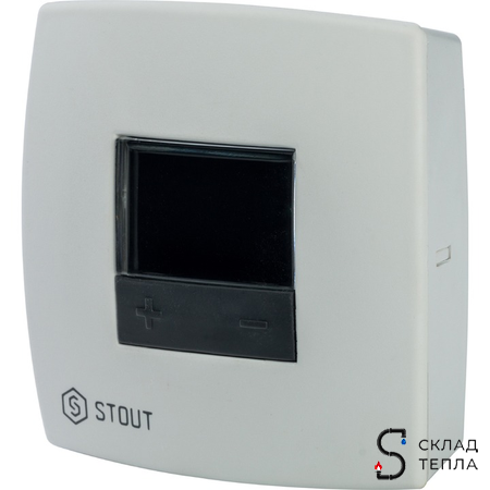 Комнатный электронный термостат STOUT BELUX DIGITAL. Вид 2.