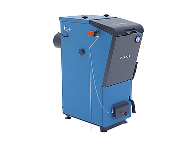 Котел твердотопливный ZOTA Carbon - 26 кВт (стальной)