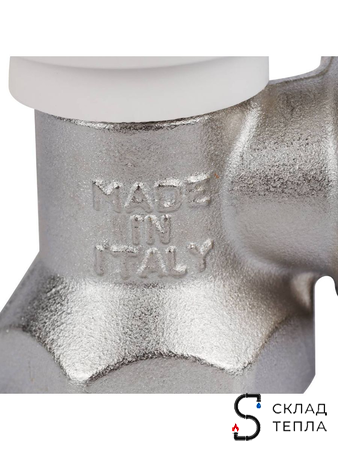 Клапан ручной терморегулирующий угловой STOUT - 1/2" с доп. уплотнением. Вид 9.