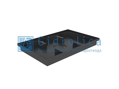 Поддон придверный пластиковый Gidrolica Step Pro 600х400х64 мм