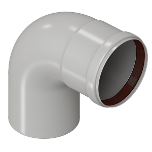 Отвод конденсационный Rommer 90гр. Ø80