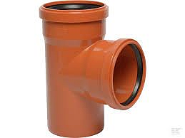 Тройник 87° переходной для наружней канализации СИНИКОН - 160 x 110