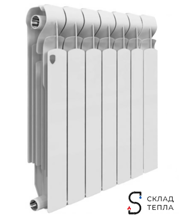 Радиатор биметаллический Royal Thermo Indigo SUPER 500 - 7 секций. Вид 1.
