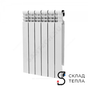 Радиатор алюминиевый Ogint Alpha 500 4 секции. Вид 1.