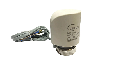 Сервопривод для теплого пола Zeissler M30x1.5 нормально закрытый 230v/ 2м M315NC (2шт)