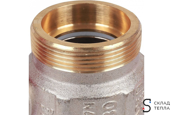 Кран шаровой полнопроходной ITAP IDEAL 098 - 1 1/2" (ВР/НГ, PN30, Tmax 150°С, ручка-рычаг красная). Вид 9.