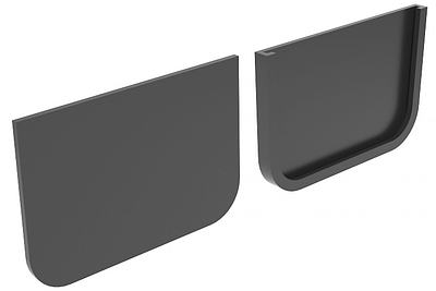 Торцевая заглушка для лотка водоотводного Gidrolica Light