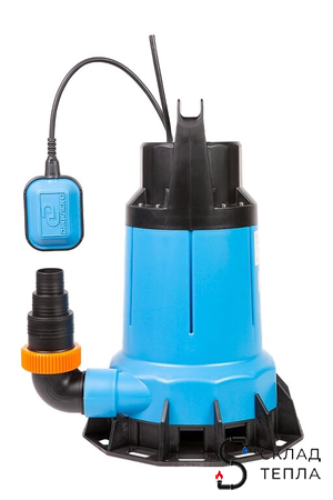 Насос дренажный ДЖИЛЕКС Дренажник 550/14 (2000 Вт, Qmax 550 л/мин, Hmax 14 м, 1x220В, кабель 10 м). Вид 4.