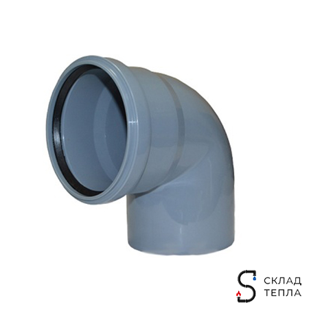 Отвод 67° для внутренней канализации СИНИКОН - 50. Вид 1.