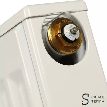 Радиатор стальной KERMI FTV 12 - высота 300 мм, длина 1400 мм с нижним подключением. Вид 9.