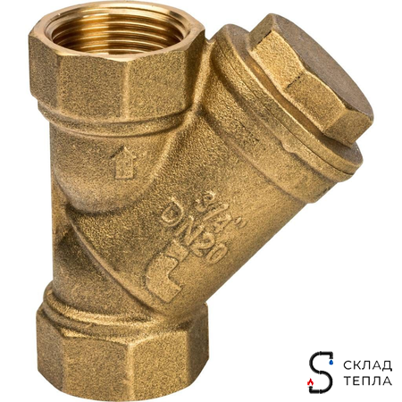 Фильтр грубой очистки STOUT - 3/4" (ВР/ВР, сетка 500 мкр.). Вид 3.