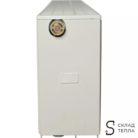 Радиатор стальной KERMI FTV 33 - высота 200 мм, длина 3000 мм с нижним подключением. Вид 5.