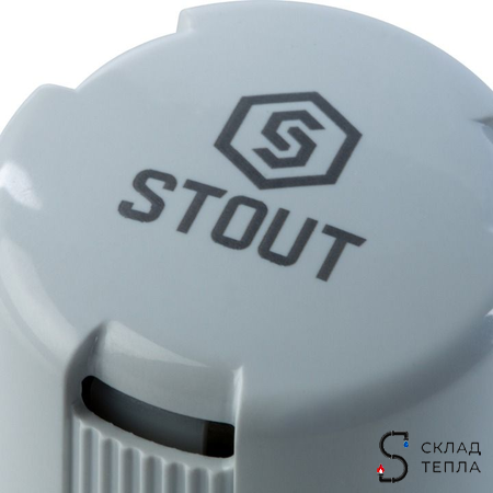 Головка термостатическая жидкостная STOUT - 3015 (M30x1,5) (2-29°C). Вид 4.