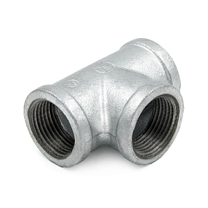 Тройник прямой чугун оц Ду 15 (1/2') ВР Fittex PLUS (2шт)