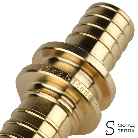 Муфта STOUT - 25  (для труб из сшитого полиэтилена). Вид 8.