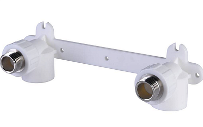 Водорозетка двойная VALFEX - 25 x 1/2" НР (для полипропиленовых труб) Водорозетка двойная VALFEX - 25 x 1/2' НР (для полипропиленовых труб)