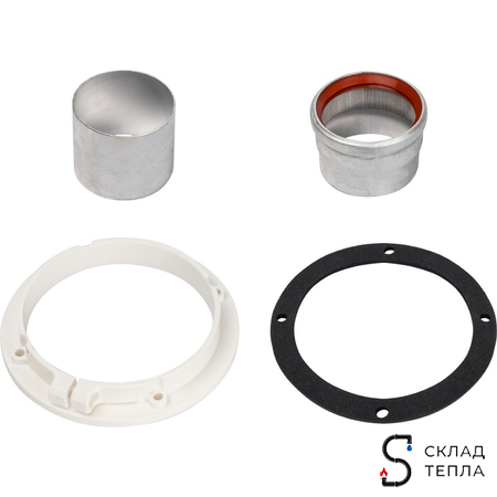 Адаптер универсальный для коаксиального дымохода STOUT D60/100 мм (комплект). Вид 1.