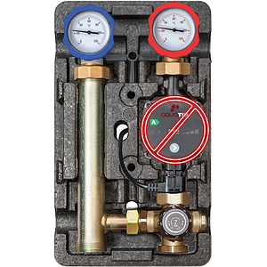 Насосная группа Zeissler с термостатическим смесительным клапаном 1' (без насоса)