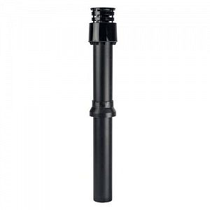 Адаптер вертикальный утепленный STOUT для коаксиального дымохода D60/100 мм (длина 1000мм, комплект)