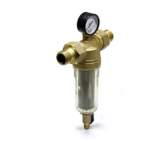 Фильтр с манометром 1/2' (для холодной воды)