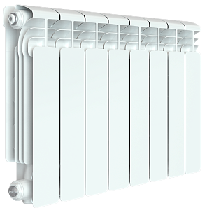 Радиатор алюминиевый Rifar Alum 350 - 8 секций Радиатор алюминиевый Rifar Alum 350 - 8 секций
