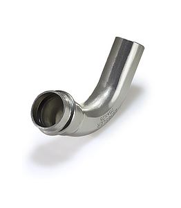 Отвод однораструбный 90° Zeissler 15 из нержавеющей стали