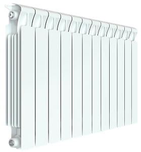 Радиатор биметаллический Rifar Monolit 500 - 12 секций (подключение боковое 3/4") Радиатор биметаллический Rifar Monolit 500 - 12 секций (подключение боковое 3/4')