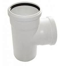 Тройник 87° для внутренней канализациишумопоглощающий СИНИКОН КОМФОРТ- 110